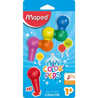 צבעי שעווה מתחברים לתינוקות MAPED