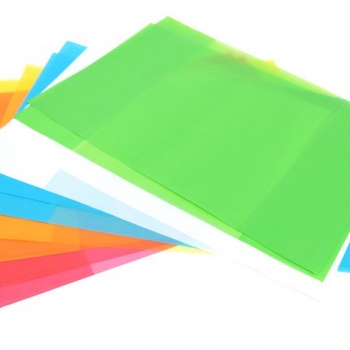 עטיפות צבעוניות  למחברת- 5 יח' בחבילה